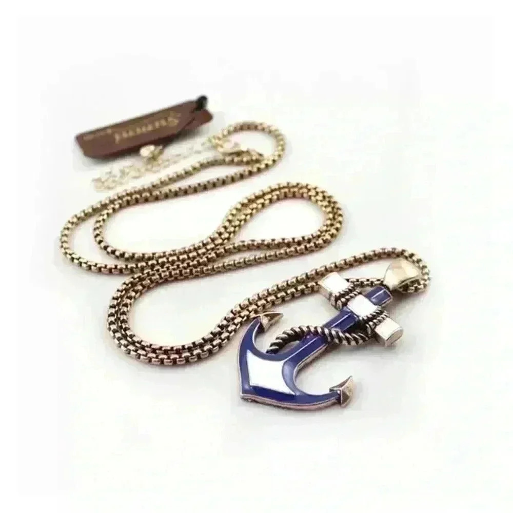 Vintage‎ look Anchor necklace